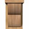 Ekena Millwork Crestline Smooth Corbel w/Backplate, Western Red Cedar, 7 1/2"W x 8"D x 12"H COR08X08X12CRE01SWR - alternate 4